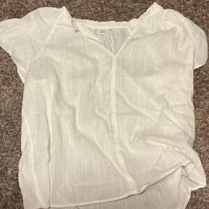 GAP Women's Blouse in Crisp White